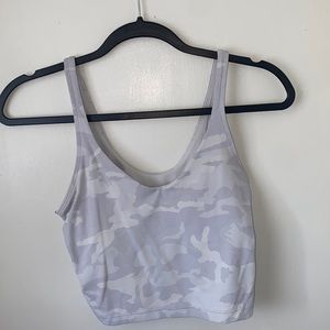 White camo lululemon align tank